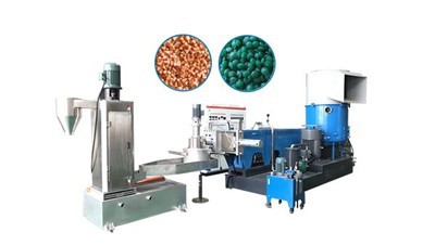 LDPE plēves otrreizējās pārstrādes granulators Ūdens gredzena granulators